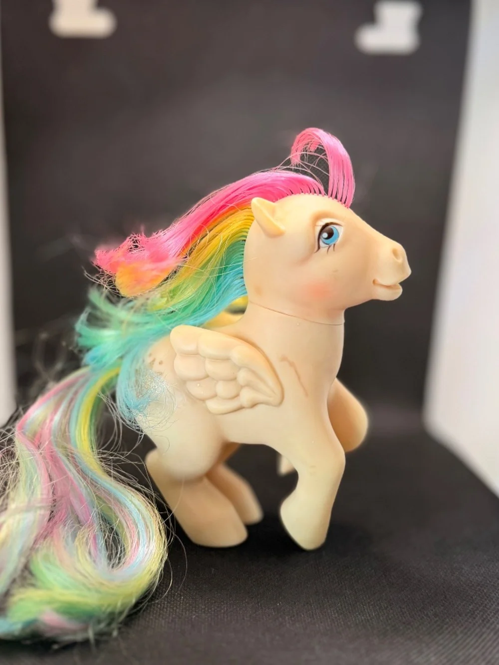 Vintage G1 Hasbro Baby Starbow Pegasus Rainbow Hair Pony